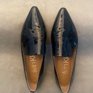 Calvin Klein Patten leather black shoes. Size 9. Excellent condition.